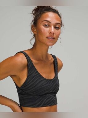 Lululemon Reversible Align Bra Le Tigre Black Size 8